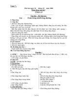 Giáo án Tổng hợp Lớp 3 - Tuần 7 - Năm học 2006-2007