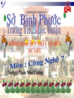 Bài giảng Công nghệ 7 bài 13: Phòng trừ sâu, bệnh hại