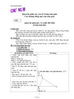 Giáo án Hình học 7 - Chương III: Quan hệ giữa các yếu tố trong tam giác Các đường đồng qui của tam giác