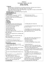 Giáo án tổng hợp Tuần 11 - Lớp 3 năm 2011