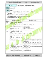 Giáo án Ngữ văn Lớp 6 - Năm học 2009-2010