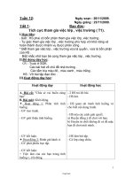 Giáo án Lớp 3 - Tuần 12 - Năm học 2009-2010 (Bản hoàn chỉnh)