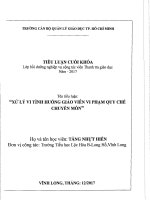 Xử lý tình huống giáo viên vi phạm quy chế chuyên môn