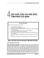 GIÁO TRÌNH DÀNH CHO HỌC VIÊN SƠ CẤP CỨU VÀ HỒI SỨC TIM-PHỔI CƠ BẢN