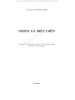 Ebook Nhóm và biểu diễn - ThS. Khuất Văn Thanh, ThS. Ngô Mạnh Tường (dịch)