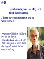 bài học môn âm nhạc thứ sáu 10042020  thcs trần quốc tuấn