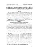 Một số biện pháp đổi mới cơ chế phân bổ ngân sách nhà nước cho hoạt động nghiên cứu khoa học tại các trường đại học