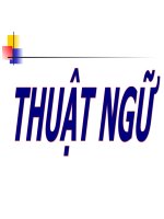 Bài 6. Thuật ngữ
