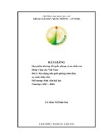 Bài giảng Đường lối quốc phòng và an ninh của Đảng Cộng sản Việt Nam: Bài 3