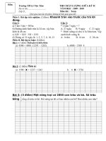 de thi gk2 0910 toán học trần thị lợi thư viện giáo dục tỉnh quảng trị