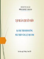 SHCM theo hướng nghiên cứu bài học