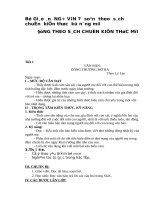 GIÁO ÁN MÔN NGỮ VĂN LỚP 7 CHUẨN MỚI