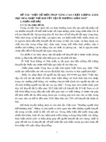 Một số biện pháp nâng cao chất lượng giáo dục hòa nhập trẻ khuyết tật ở trường mầm non