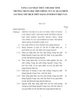 NÂNG CAO NHẬN THỨC CHO HỌC SINH VỀ CÁC QUAN ĐIỂM SAI TRÁI, THÙ ĐỊCH TRÊN MẠNG INTERNET