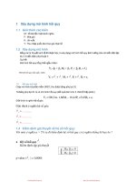 kinh tế lượng  xây dựng mô hình hồi quy 