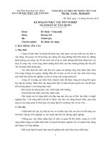 KẾ HOẠCH THỰC TẬP TỐT NGHIỆP NGÀNH KỸ SƯ XÂY DỰNG