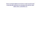 NÂNG CAO TRÁCH NHIỆM VỀ XÂY DỰNG VÀ BẢO CHỦ QUYỀN LÃNH THỔ, BIÊN GIỚI QUỐC GIA CHO HỌC SINH