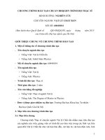 CHƯƠNG TRÌNH ĐÀO TẠO CHUẨN ĐHQGHN TRÌNH ĐỘ THẠC SĨ ĐỊNH HƯỚNG: NGHIÊN CỨU CHUYÊN NGÀNH: VẬT LÝ CHẤT RẮN