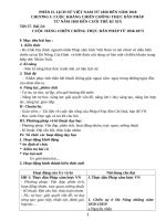 GIÁO ÁN LỊCH SỬ LỚP 9.SOẠN THEO PHƯƠNG PHÁP CHUỖI HOẠT ĐỘNG.