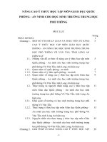 NÂNG CAO Ý THỨC HỌC TẬP MÔN GIÁO DỤC QUỐC PHÒNG  AN NINH CHO HỌC SINH