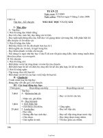 Giáo án Lớp 3 - Tuần 22 - Năm học 2008-2009