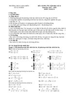 ĐỀ CƯƠNG TOÁN 9 kì 2 LONG BIÊN 