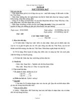 Giáo án Ngữ văn Lớp 6 - Tuần 30 - Năm học 2008-2009