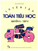 Luyện tập toán tiểu học  quyển 5, tập 2 