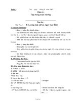 Giáo án tổng hợp Tuần 1 năm 2007 - Lớp 2