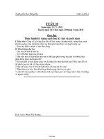 Giáo án Lớp 4 Tuần 35 - Trường Tiểu học Đồng Du