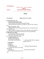 Giáo án tổng hợp Tuần thứ 26 năm 2006 - Lớp 2