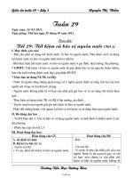 Bài giảng môn Đại số lớp 7 - Tuần 20 - Tiết 43: Bảng ''tần số'' các giá trị của dấu hiệu