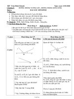 Bài giảng môn Hình học lớp 7 - Tiết 1: Hai góc đối đỉnh