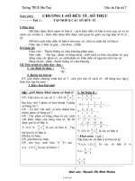 Giáo án Đại số 7 - Trường THCS Vân Trục