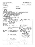 Giáo án Lớp 3 Tuần 14 - Trần Thị Minh Nguyệt - Trường TH Trần Quốc Toản