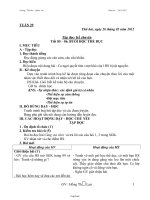 Giáo án Lớp 3 Tuần 29 - Trường Tiểu học Nghĩa Lợi