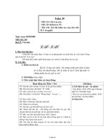 Giáo án Ngữ văn 6 - Tuần 29-30 - Năm học 2007-2008 - Trương Thị Thanh Tuyền