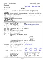 Giáo án Lớp 3 Tuần 31 - Trần Thị Minh Nguyệt - Trường TH Trần Quốc Toản