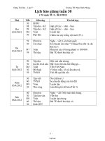 Giáo án Lớp 3 Tuần 30 - Trường TH Phan Đình Phùng