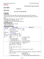 Giáo án Lớp 3 Tuần 27 - Trần Thị Minh Nguyệt - Trường TH Trần Quốc Toản