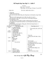 Giáo án Lớp 3 - Tuần 9 - Năm học 2007-2008 - Ngô Duy Quang