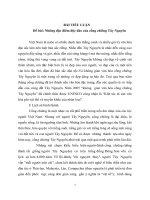 Tiểu luận Những đặc điểm độc đáo của cồng chiêng Tây Nguyên