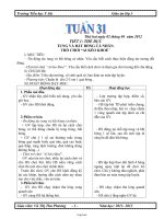 Giáo án Lớp 3 Tuần 31 - Trường Tiểu học Y Jút
