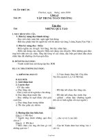 Giáo án tổng hợp Tuần số 29 năm 2006 - Lớp 2