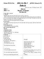 Giáo án Lớp 3 Tuần 33 - Trường TH Nà Đon