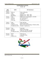 Giáo án Lớp 3 Tuần 30 - Sáng - Trường TH Hùng Vương