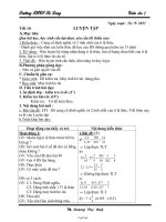 Giáo án Ngữ văn Lớp 6 - Tiết 77 đến 80 - Năm học 2010-2011