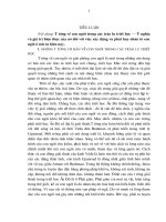 Tư tưởng về con người trong các trào lưu triết học – ý nghĩa và giá trị hiện thực của nó đối với việc xây dựng và phát huy nhân tố con người