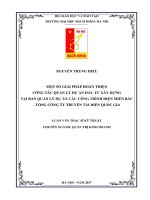 Một số giải pháp hoàn thiện công tác quản lý dự án đầu tư xây dựng tại ban quản lý dự án các công trình điện miền bắc   tổng công ty truyền tải điện quốc gia 