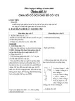 Giáo án Lớp 3 - Tuần 15 - Năm học 2006-2007